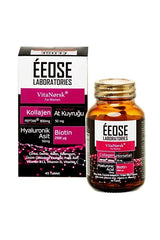 ÉEOSE VitaNorsk Collagen Tablets - Hyaluronic Acid, Biotin & Horsetail - 45 Tablets - TryAladdin