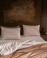 Polyester Double Bedding Set - Cozy Beige Comfort