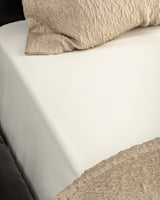 Cotton Blend 7-Piece Bedding Set - Gold Accent