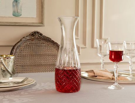 Versatile Clear Glass Carafe - Elegant Tabletop Serving