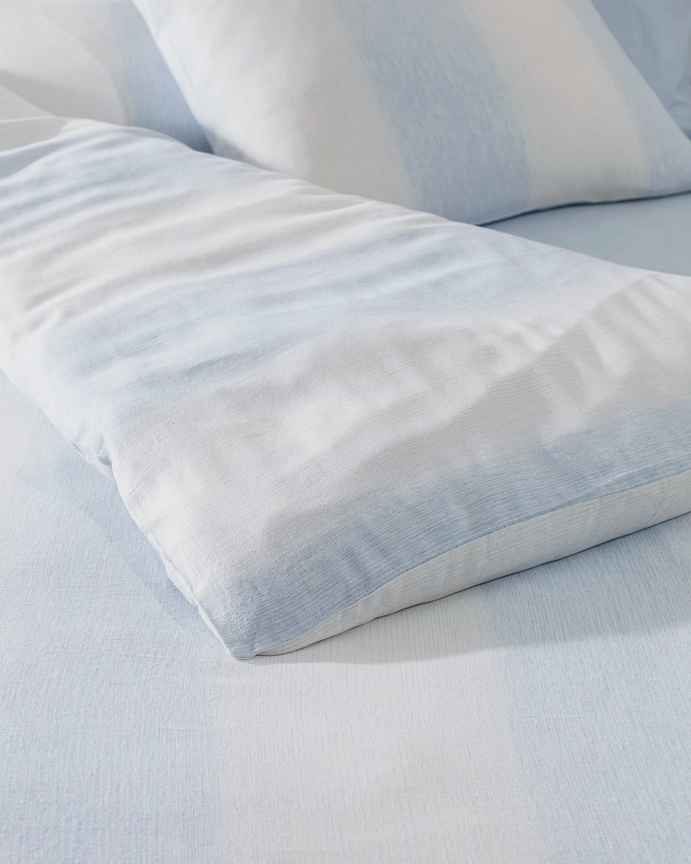 Soft Cotton Blend Double Duvet Cover Set - Elegant Dobby Weave