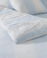Soft Cotton Blend Double Duvet Cover Set - Elegant Dobby Weave
