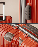 Medium Terracotta Hardshell Travel Suitcase