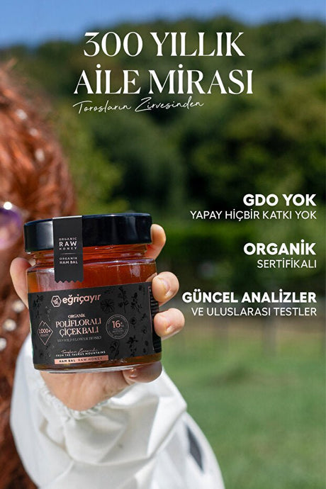 Egricayir Organic Polyfloral Honey TA16 - 300g - TryAladdin