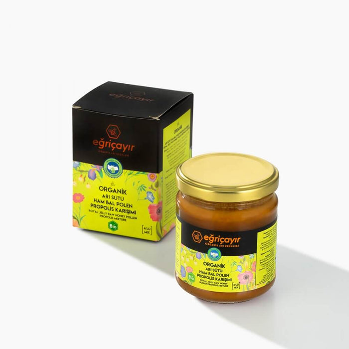 Egricayir | Organic Royal Jelly, Raw Honey, Pollen & Propolis Blend