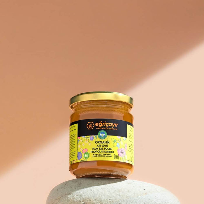 Egricayir | Organic Royal Jelly, Raw Honey, Pollen & Propolis Blend