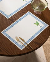 Elegant Blue and White Placemat Set - 4 Pack - TryAladdin