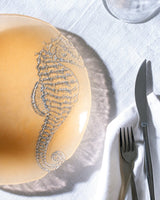 Elegant Glass Pasta Plate - Coastal Marine Inspired Tableware - TryAladdin
