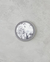 Elegant Ceramic Beverage Coaster Black White 10 8cm Professional Tableware