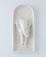 Premium Decorative Elephant Wall Accessory Beige