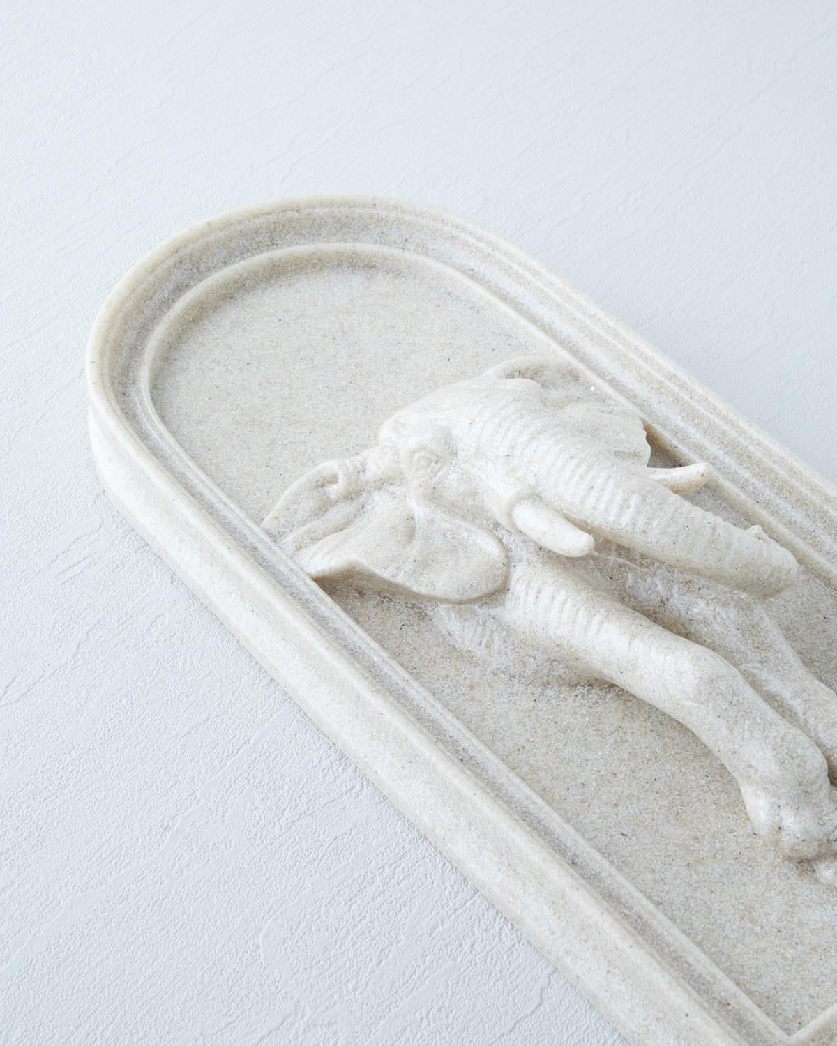Premium Decorative Elephant Wall Accessory Beige