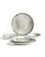 Eliza 26 - Piece Gray New Bone Breakfast Tableware Set - TryAladdin
