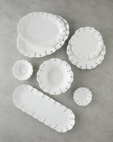 Premium White Porcelain Dessert Plate