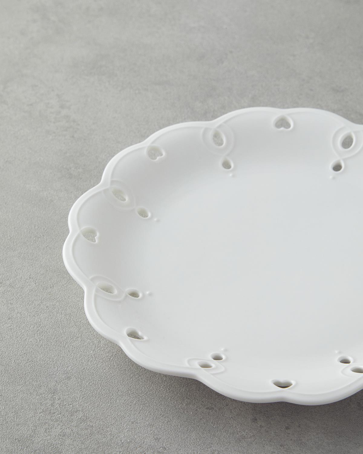 Premium White Porcelain Dessert Plate
