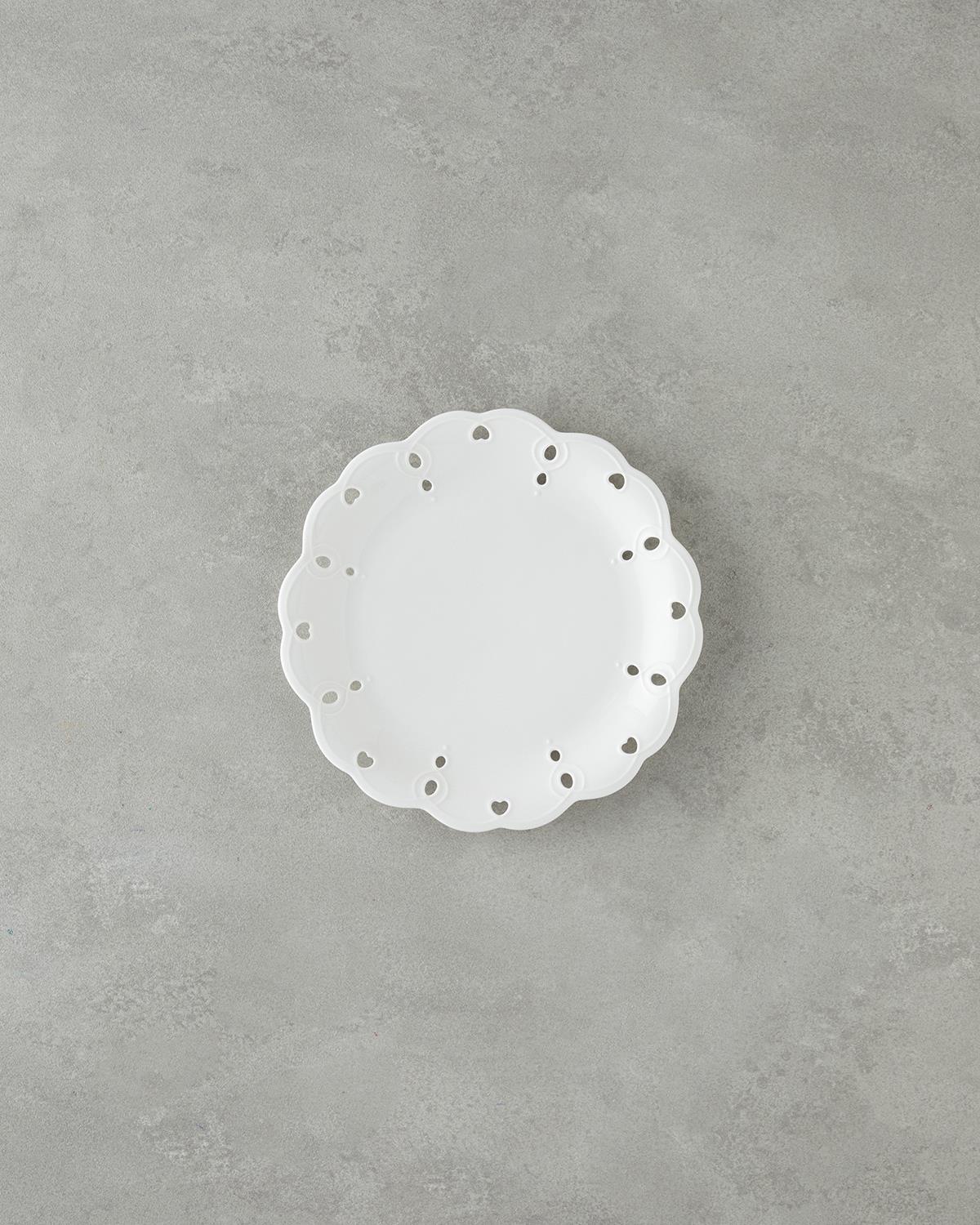 Premium White Porcelain Dessert Plate