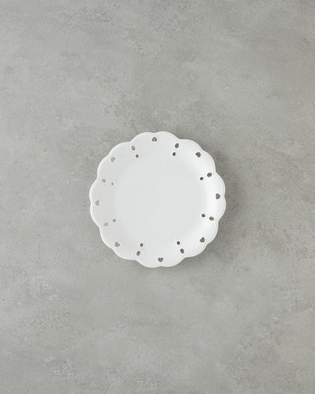Premium White Porcelain Dessert Plate