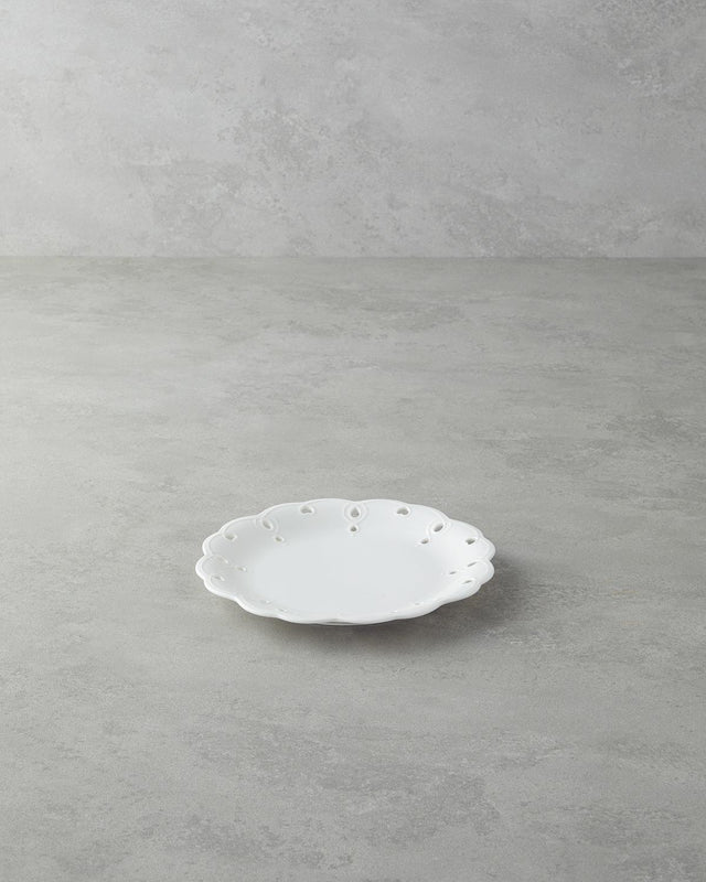 Premium White Porcelain Dessert Plate