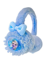 Elsa Frozen Plush Girls' Winter Earmuffs - Blue - TryAladdin