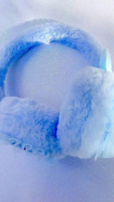 Elsa Frozen Plush Girls' Winter Earmuffs - Blue - TryAladdin