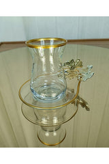 Elta Collection Professional Gilded 6 - Piece Turkish Tea Set - TryAladdin