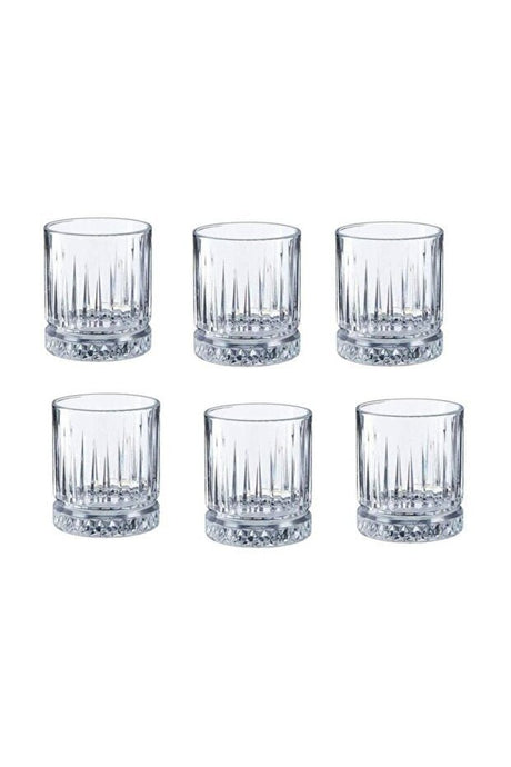 Elysia Premium Crystal Turkish Coffee Glass Set - 60cc 6 - Piece Set - TryAladdin