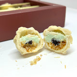 Ema Chocolate Milk and White Chocolate Truffles with Blueberry Cream Filled - Merry Christmas Box - 250g - TryAladdin
