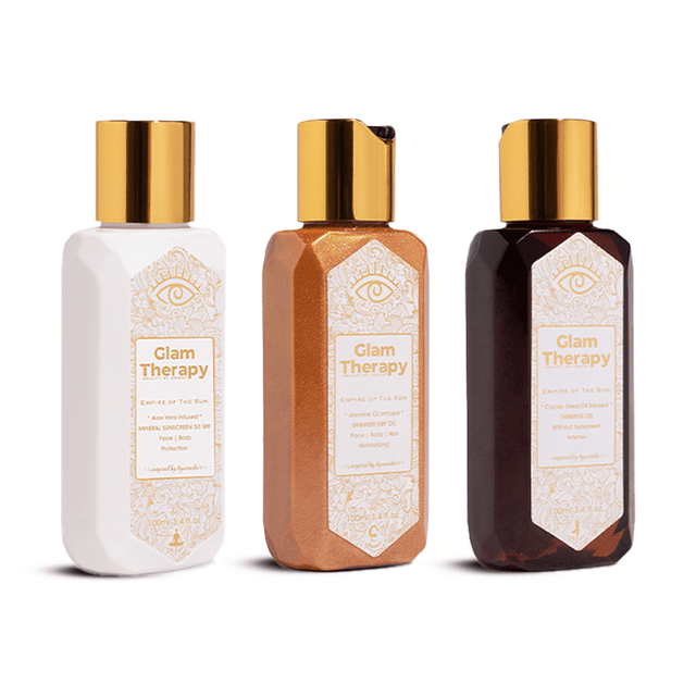 Empire Of The Sun Radiant Skincare 3 - Piece Set with Cosmetic Bag - TryAladdin