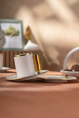 Emsan Professional Turkish Coffee & Espresso Cup Set - 6 - Piece, 80ml Each - TryAladdin