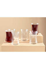 English Home Basel Premium Turkish Tea Glasses Set - 6 x 160ml - TryAladdin
