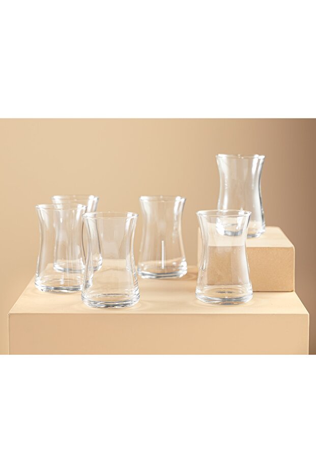 English Home Basel Premium Turkish Tea Glasses Set - 6 x 160ml - TryAladdin
