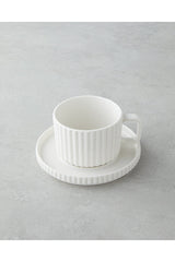English Home Lunara Professional Porcelain Tea Cup Set - 4 Piece, 220ml Capacity - TryAladdin