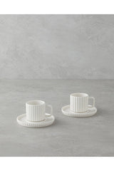 English Home Lunara Professional Porcelain Turkish Coffee Cup Set - 4 - Piece - TryAladdin