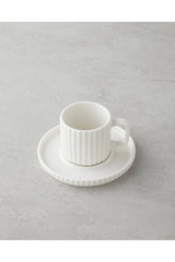 English Home Lunara Professional Porcelain Turkish Coffee Cup Set - 4 - Piece - TryAladdin