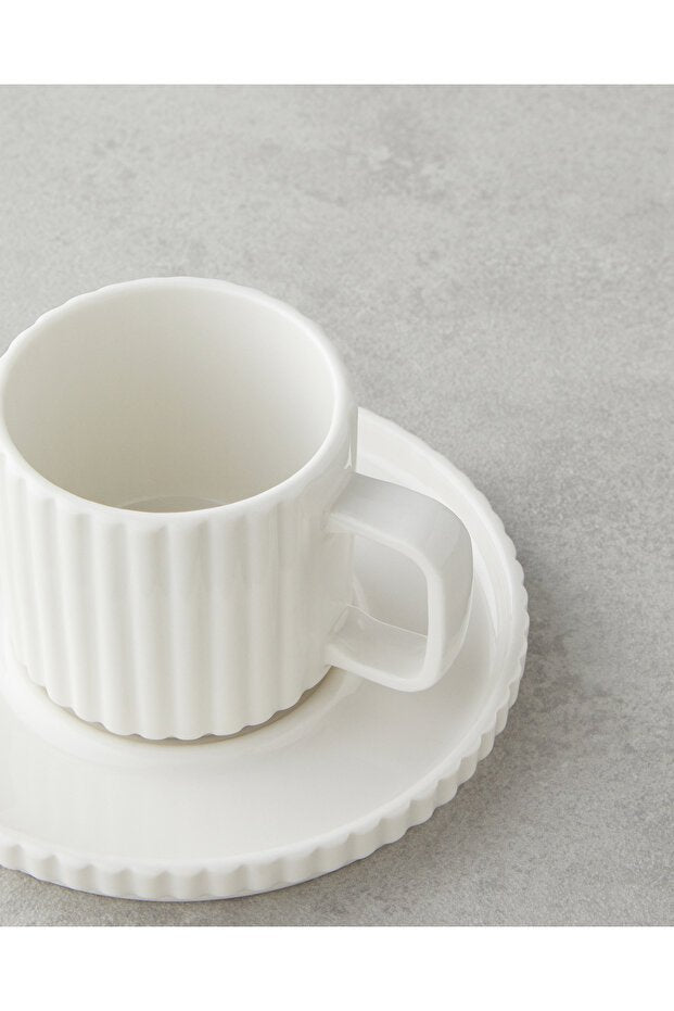 English Home Lunara Professional Porcelain Turkish Coffee Cup Set - 4 - Piece - TryAladdin