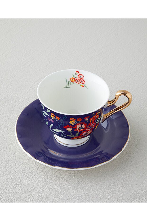 English Home Miranda Premium New Bone China Coffee Tea Cup Set - 4 Piece 220ml - TryAladdin