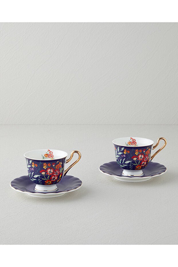 English Home Miranda Premium New Bone China Coffee Tea Cup Set - 4 Piece 220ml - TryAladdin