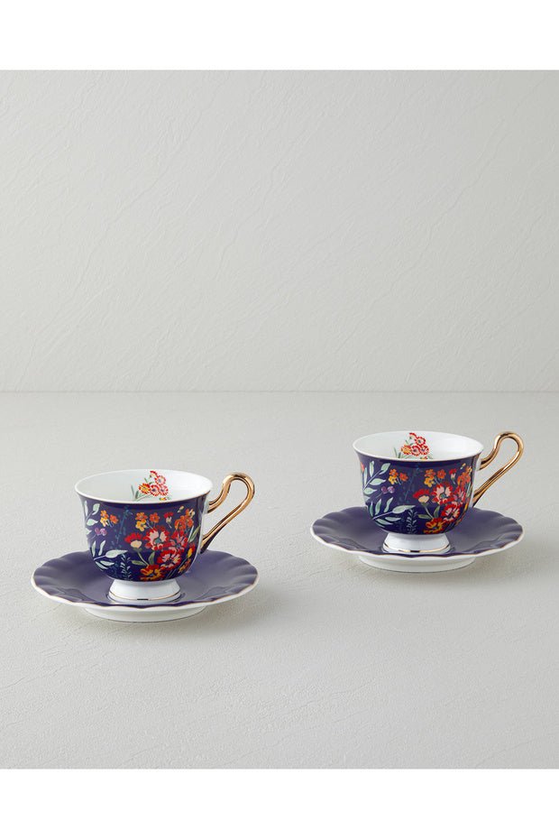 English Home Miranda Premium New Bone China Coffee Tea Cup Set - 4 Piece 220ml - TryAladdin