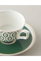 English Home Octavia Premium New Bone China Espresso Cup & Saucer Set - 4 Piece - TryAladdin
