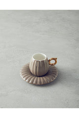 English Home Polka New Bone China Elegant Coffee Cup Set - 4 Piece - TryAladdin