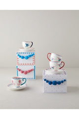 English Home Premium Carnaval Birds Turkish Coffee Cup Set - 100ml - TryAladdin