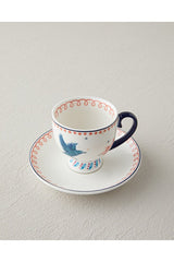 English Home Premium Carnaval Birds Turkish Coffee Cup Set - 100ml - TryAladdin