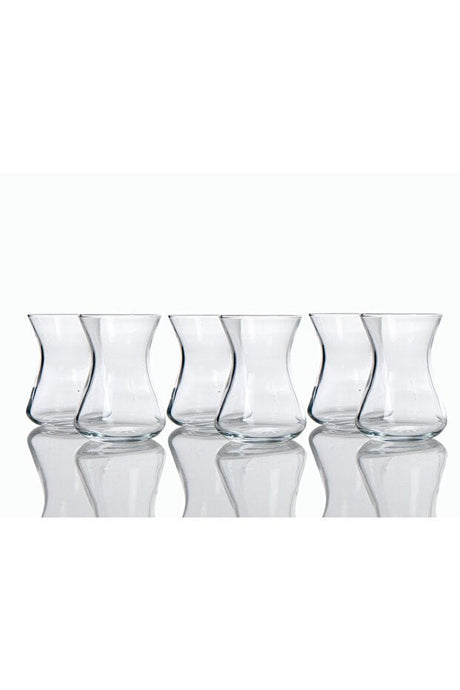 English Home Professional Turkish Tea Glass Set - 6 x 125ml - TryAladdin