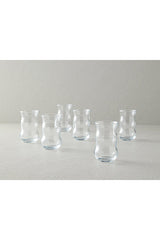 English Home Professional Turkish Tea Glass Set - 6 x 140ml Clear - TryAladdin