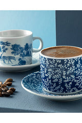 English Home Professional Zebra Pattern Porcelain Coffee Cup Set - 2 - Piece 80ml - TryAladdin