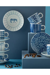 English Home Professional Zebra Pattern Porcelain Coffee Cup Set - 2 - Piece 80ml - TryAladdin