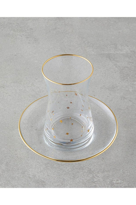 English Home Talisman Star Premium Glass Tea Set - 12 Piece - TryAladdin