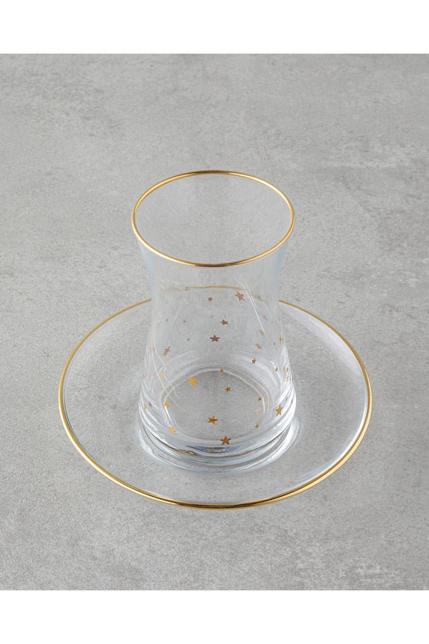 English Home Talisman Star Premium Glass Tea Set - 12 Piece - TryAladdin