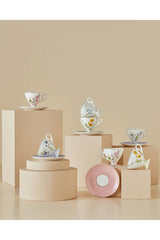 English Home Valentina Premium New Bone China Pink Coffee Cup Set - 4 Piece / 80ml - TryAladdin