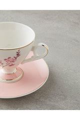 English Home Valentina Premium New Bone China Pink Coffee Cup Set - 4 Piece / 80ml - TryAladdin