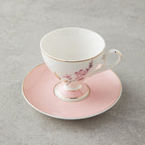 English Home Valentina Premium New Bone China Pink Coffee Cup Set - 4 Piece / 80ml - TryAladdin